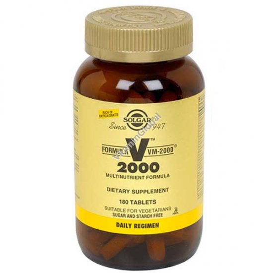 Мультивитамин VM-2000 180 таблеток - Солгар