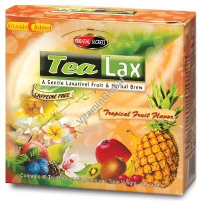 Чай от запоров Тилакс со вкусом тропических фруктов 40 фильтр-пакетиков - Oriental Secrets