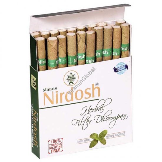 Травяные сигареты без никотина и табака 20 сигарет с фильтром - Нирдош