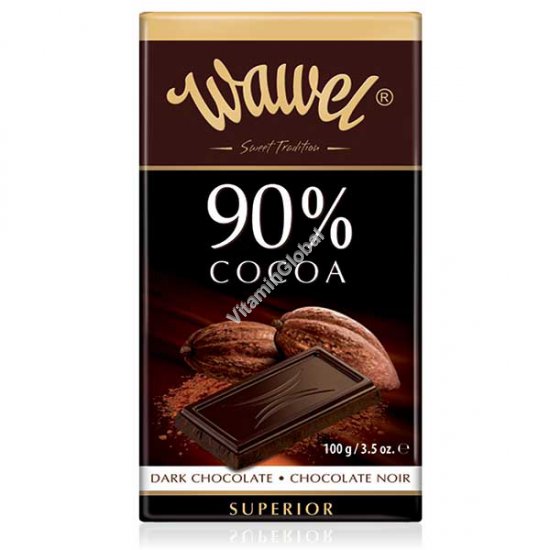 Премиум горький шоколад 90% какао 100 гр - Wawel