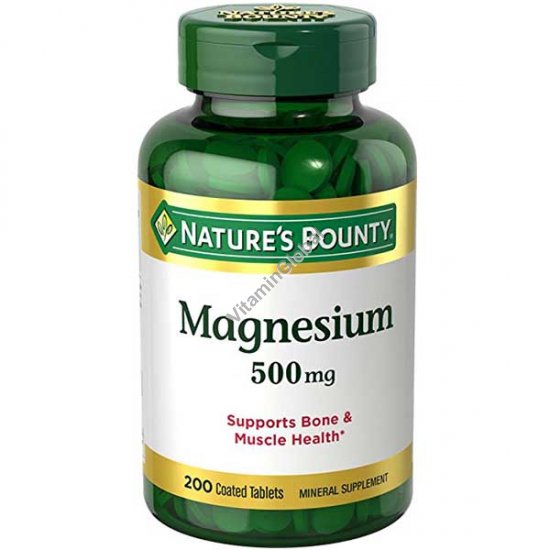 Магний 500 мг 200 таблеток - Nature\'s Bounty
