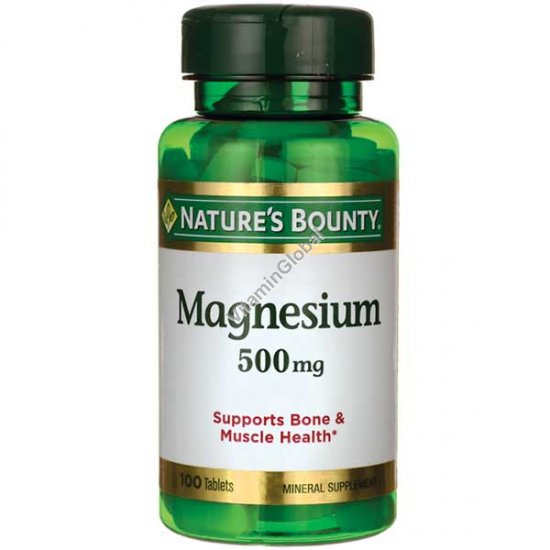 Магний 500 мг 100 таблеток - Nature\'s Bounty