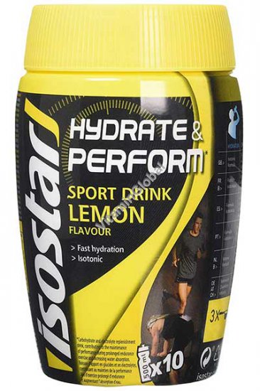 Напиток изотонический растворимый со вкусом лимона 400 гр - IsoStar