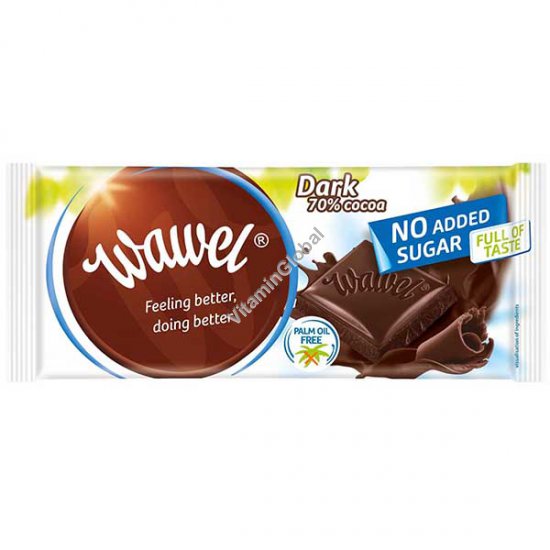 Темный шоколад без сахара 70% какао 90 г - Wawel