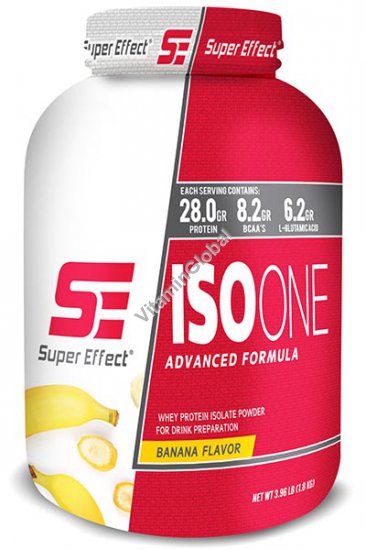 Протеин изолят ISO One с банановым вкусом 1.8 кг - Super Effect