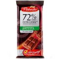 Горький шоколад 72% какао, без добавления сахара, с натуральным подсластителем стевия, 100 г - Победа