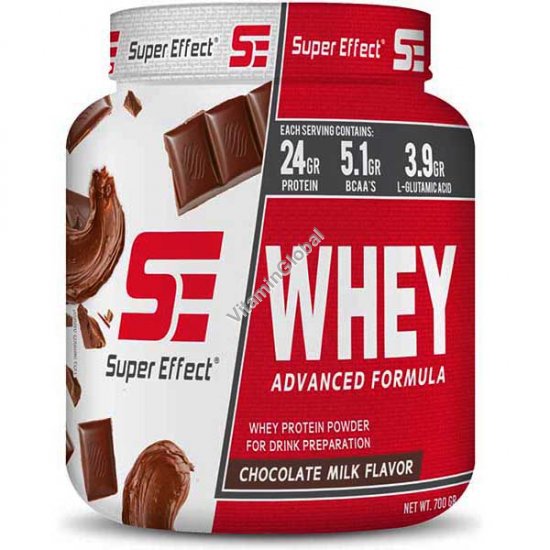 Вегетарианский протеин смесь с шоколадным вкусом 700 г - Супер Эффект