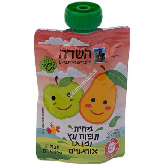 Органическое пюре из яблок и манго, 100 г - HaSade