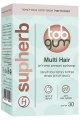 Multi Hair формула от выпадения волос, 30 жевательных таблеток с вишнево-виноградным вкусом с оболочкой из жевательной резинки - SupHerb