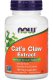 Кошачий коготь стандартизированный экстракт 120 вегетарианских капсул - Now Foods