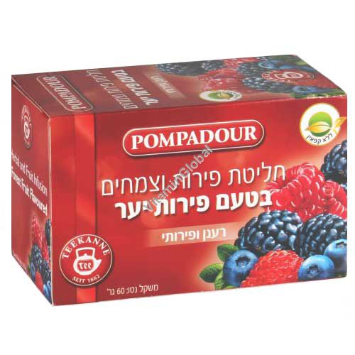 Чай - лесные ягоды 20 фильтр-пакетиков - Помпадур