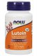 Лютеин 10 мг 120 мягких капсул - NOW Foods
