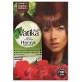 Краска для волос на основе порошка хны, цвет бургунди 3.6, 60 г (6 пакетиков по 10 г) - Vatika
