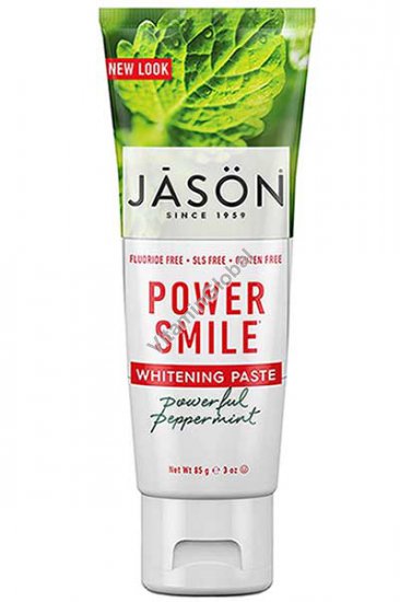 Натуральная отбеливающая зубная паста PowerSmile 85 гр - Jason