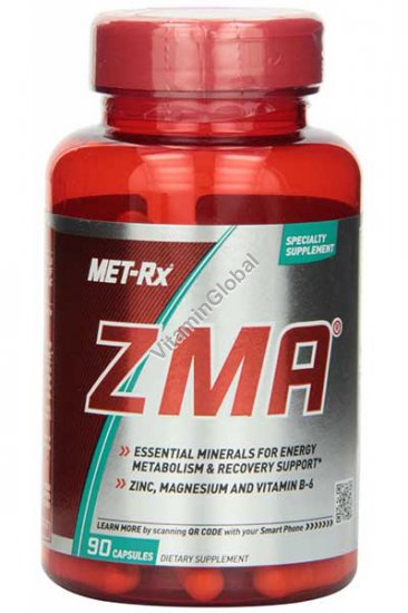 ZMA для повышения силовых показателей 90 капсул - Met-Rx