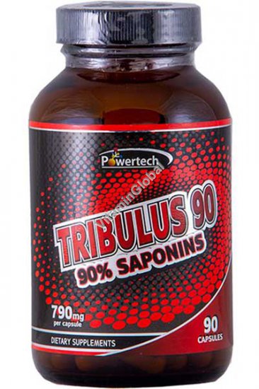 Трибулус экстракт (якорцы стелющиеся) 790 мг 90 капсул - Powertech