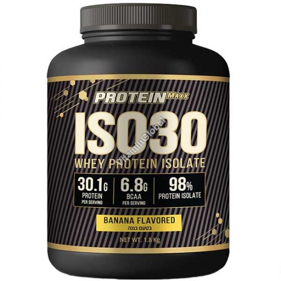 ISO 30 - изолят сывороточного протеина, вкус банановый, 1.8 кг - Protein Maxx